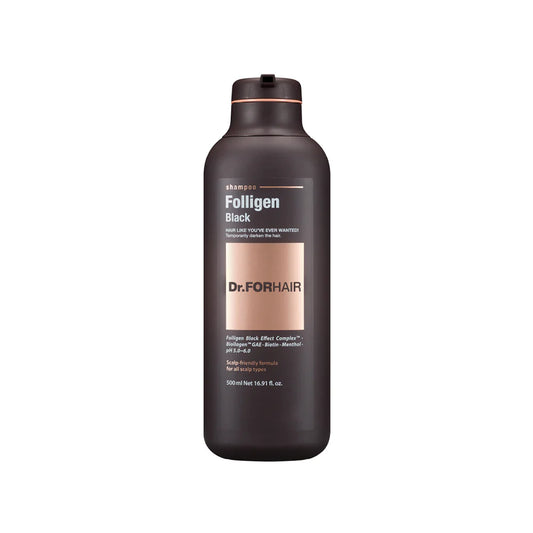 Dr.FORHAIR Shampoo Folligen Black.